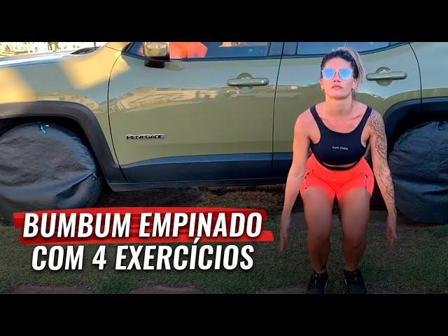 BUMBUM EMPINADO COM 4 EXERCÍCIOS