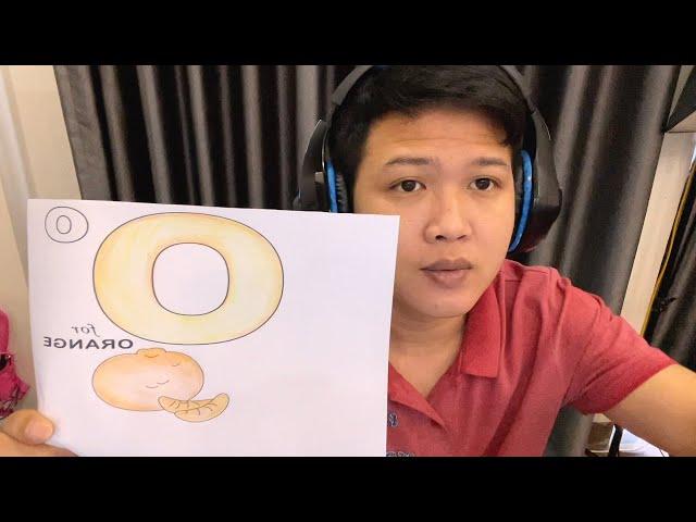 Coloring And Completing The Picture ORANGE AND THE LETTER "O" | Media Voicemail