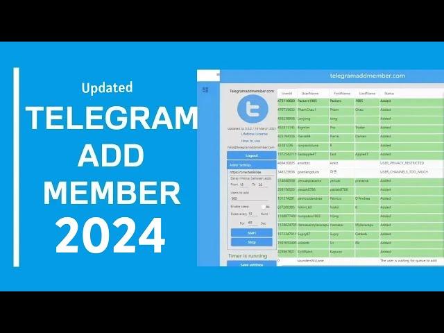 Telegram Add Member Software