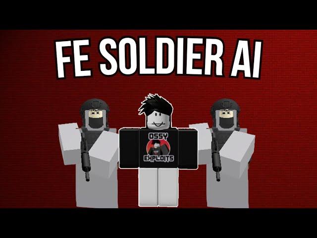 [FE] ROBLOX Soldier AI (FREE Hats,Flings) | Script Showcase