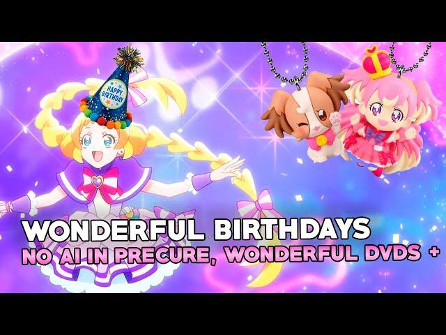 PRECURE MERCH - Wonderful Precure in AnimeJapan 2024, No AI in Precure Merch, Wonderful Birthdays