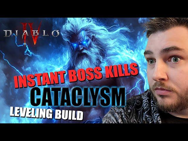 INSANELY OVERPOWERED Cataclysm Leveling Build for Druid in Diablo 4 Season 5! This build is CRAZY...