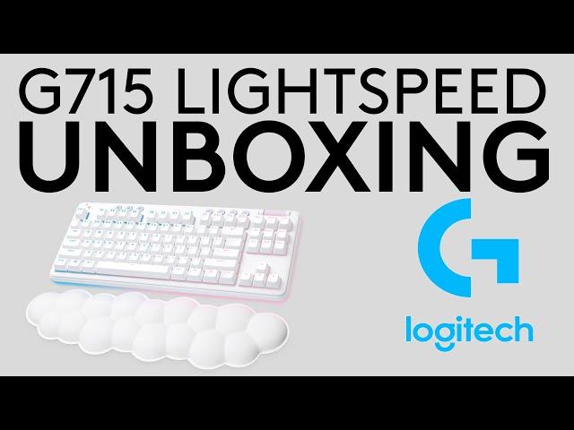 Logitech G715 LIGHTSPEED Wireless Keyboard UNBOXING