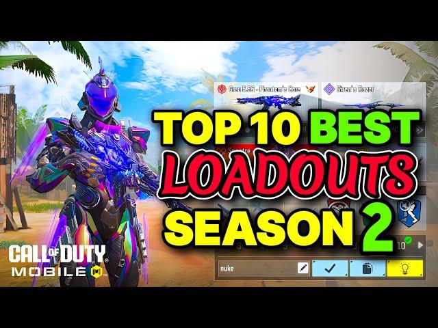 Top 10 BEST LOADOUTS To Reach LEGENDARY RANKED Faster in Season 2 of CoD Mobile!