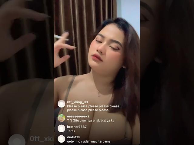 VIRAL  SELEBGRAM BEBBYMOY LIVE INSTAGRAM B4R-B4R #shortsviral