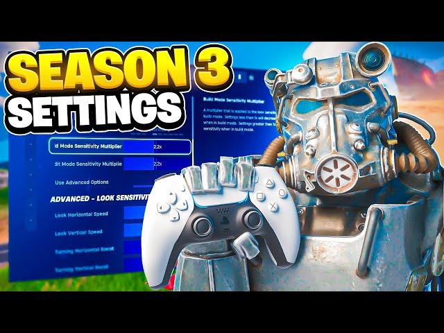 *NEW* Best Season 3 Controller Settings + Sensitivity! (PS4/PS5/Xbox/PC)