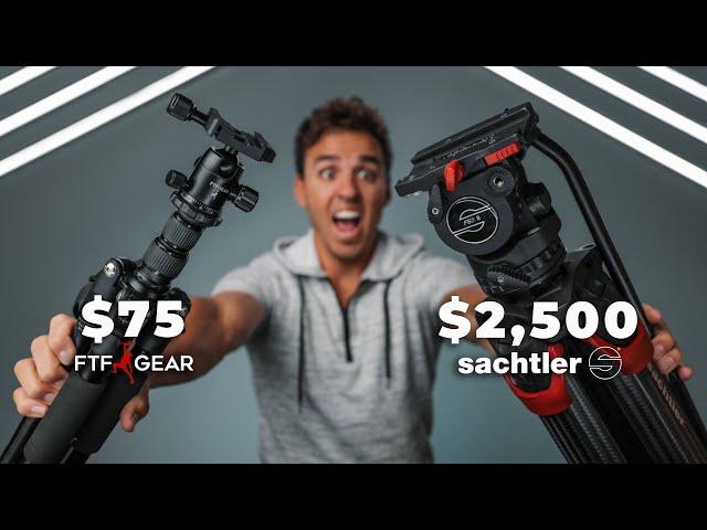 $2,500 Tripod vs $75 Tripod // 10 Things to Look for in Tripods