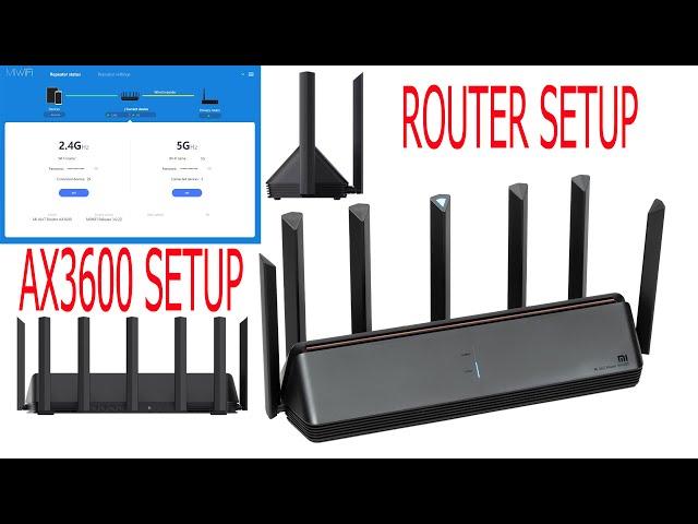 XIAOMI Mi AIoT Router AX3600 SETUP