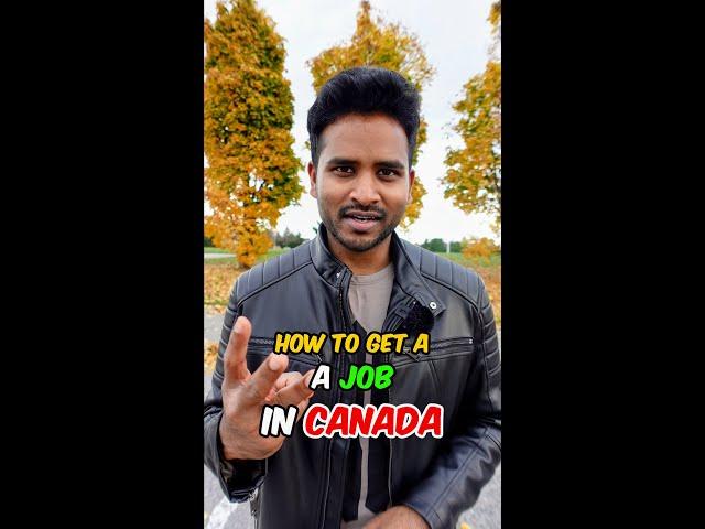 3 Steps to get a Job in Canada