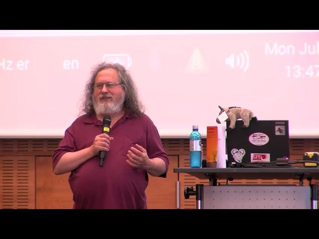 Richard Stallman Are We Facing Surveillance Like in China? (Frankfurt, 2019)