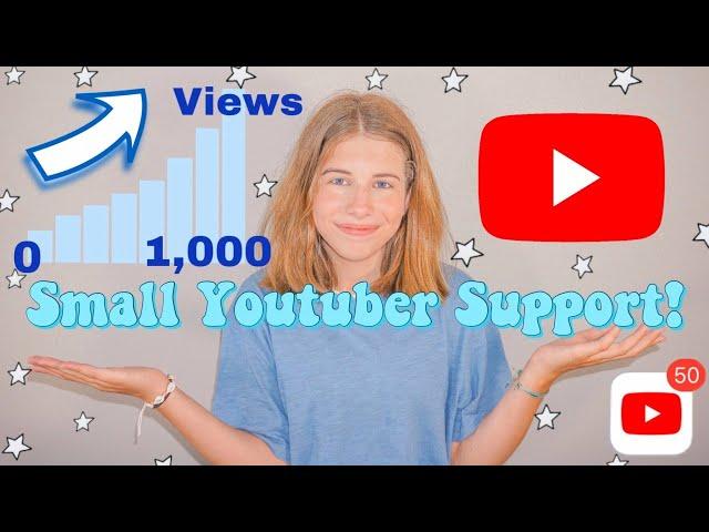 Small Youtuber Support #2! | Calling Small Youtubers | Watch This If You're A Small Youtuber