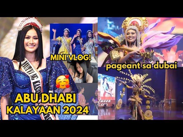 MUTYA NG KASARINLAN ABU DHABI | DUBAI OFW VLOG UAE RECHEL IN DUBAI PAGEANT