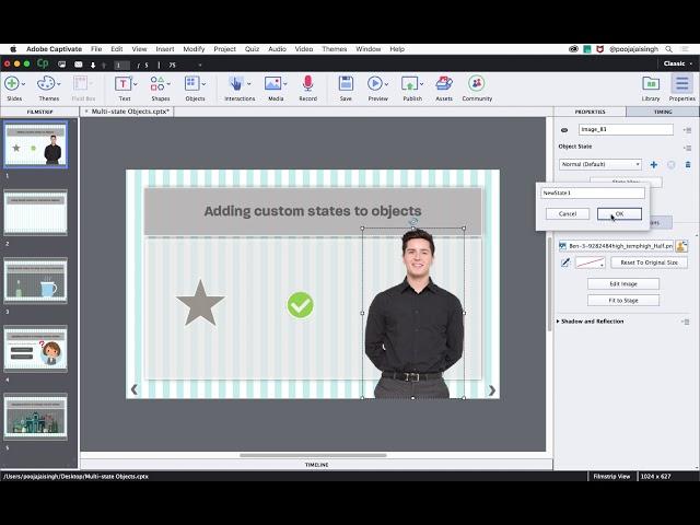 Multistate objects with Adobe Captivate (2017 Release)