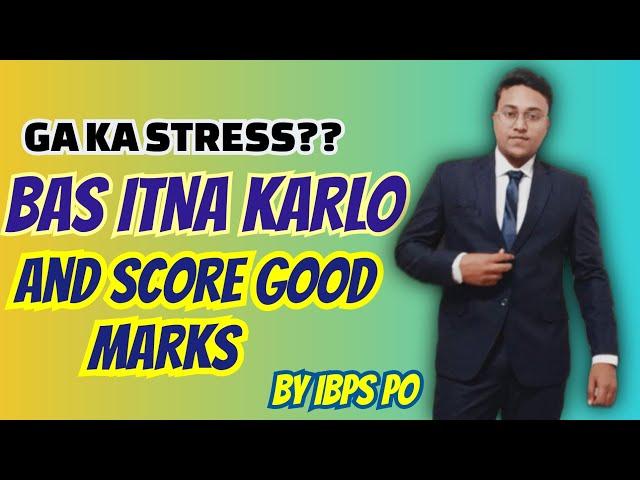 I managed to score good marks in GA| with this strategy | #sbipo #ibpspo #rbiassistant #rrbpo