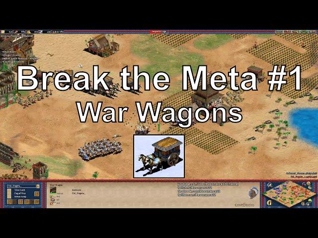 Aoe2 "Break the Meta" #1: Counter Huns with War Wagons