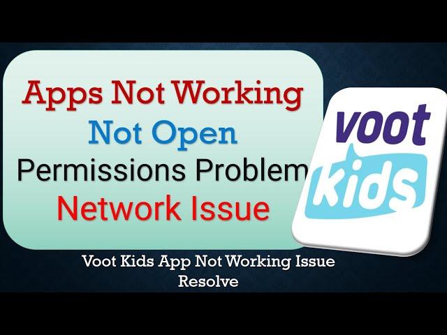 How To Fix Voot Kids App not working | Not Open | Space Issue | Keeps Crashing Problem