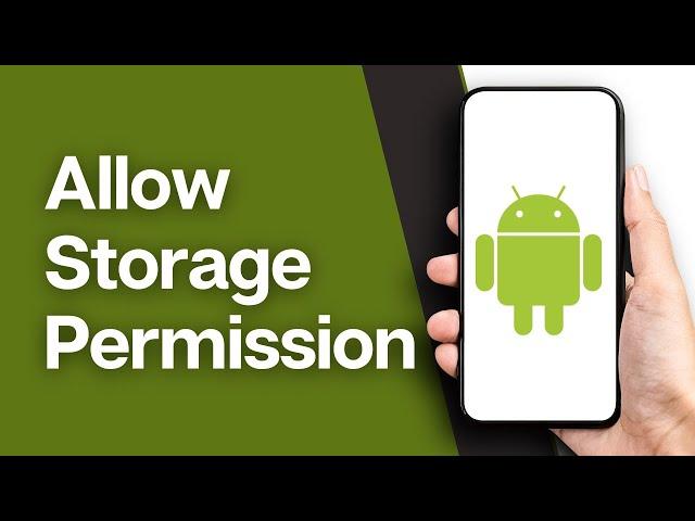 How to Allow Storage Permission in Android | Fix Storage Permission Denied (2024)