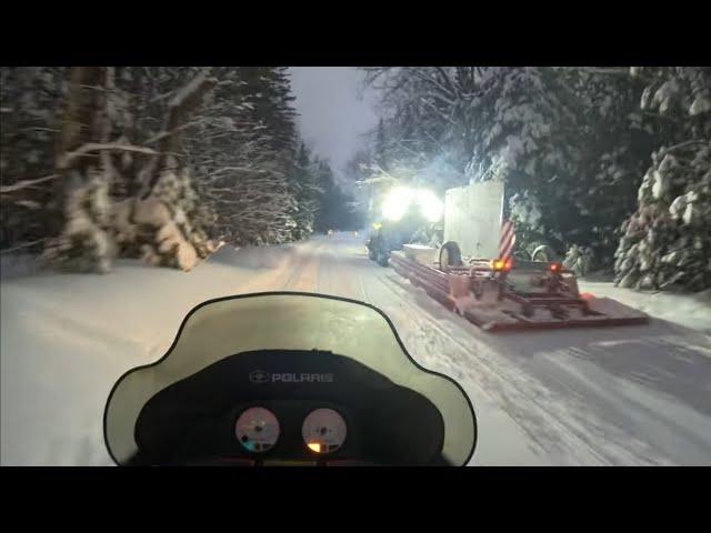 TUG HILL, NY - Christmas eve ride. 2024 #snowmobile #fullsend #polaris #christmas #sleds #snow