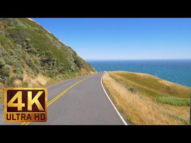 4K (Ultra HD) California Scenic Bike Ride with Music - Coleman Valley Road, California - 5 Hours