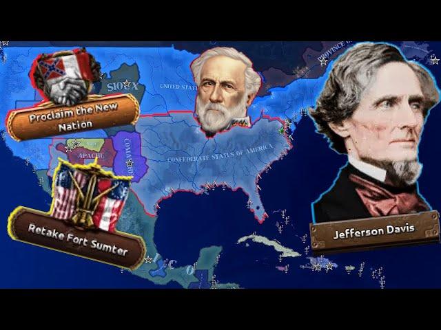 HOI4 End of a New Beginning | Victorian American Civil War! Confederate South!