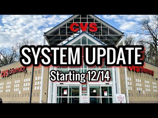 ANOTHER UPDATE COMING TO ALL CVS STORES 12/14! | COUPON SYSTEM UPDATE