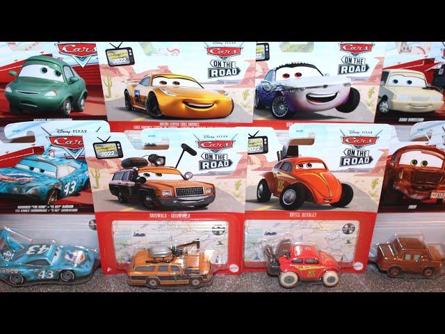 Mattel Disney Cars on the Road 2022 Case L Unboxing Royce Griswold Cruz Ramirez Kay Damaged King