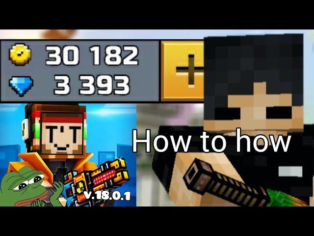 How to get cOiNs anD gEmS with sum real speed | Pixel Gun 3D