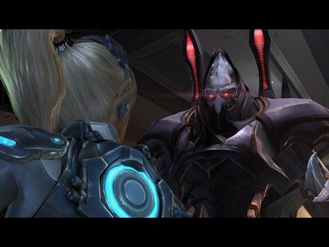 Starcraft 2 Nova Covert Ops cinematic - Alarak & Nova meeting aboard Griffin