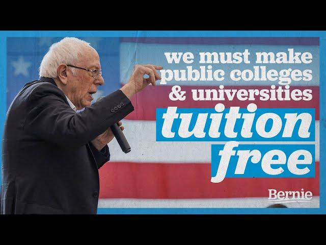 We must make public colleges & universities tuition-free.