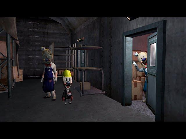 Ice Scream 4 father hid in a bunker Ice Scream 4 son lost his father funny animation part 161