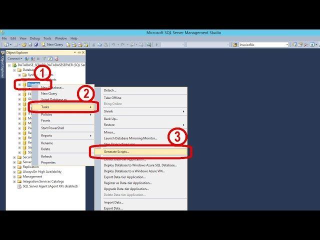 How to Generate Script in SQL Server 2014 With Data | Generate Script in SQL |  swift learn