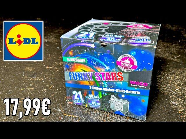 WECO FUNKY STARS | LIDL BATTERY NEW 2024  FIRE POT + LOUD BANG