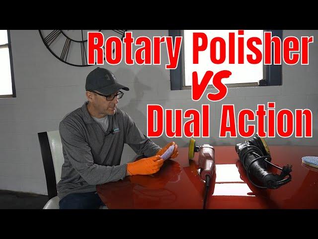 Dual Action Polisher VS Rotary Polisher! Which Polisher Is More Effective At Cutting Paint?