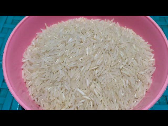 ASMR RAW BASMATI RICE EATING SOUNDS makan beras mentah semangkuk porsi banyak suapan FULL