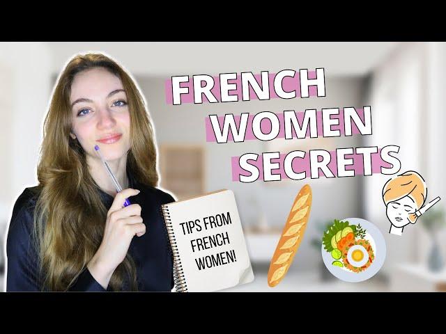 SECRETS from French women: Beauty, Fashion, Food, Cooking//The BEST TIPS from French women!| Edukale