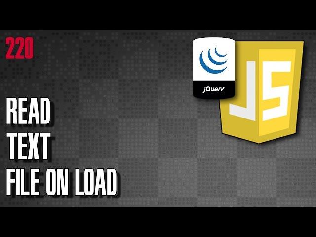 JAVASCRIPT JQUERY Open and read text file