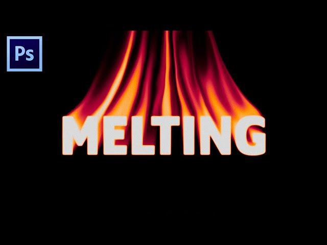 TUTORIAL EFEK TEKS MELELEH/MELTING TEXT EFFECT DI ADOBE PHOTOSHOP