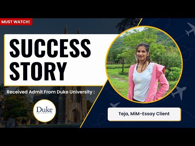 MiM-Essay Client Review - Duke University