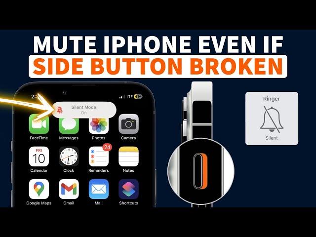 How to Mute iPhone Without Side Button I How to Silent iPhone if Silent Switch Button is Not Working