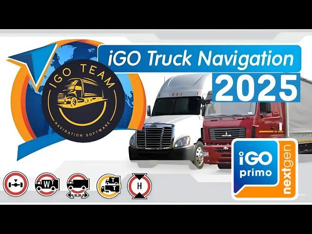 IGO Nextgen/Primo navigation for truck! Europe & England 2024 Q2! NEW Download link in description.