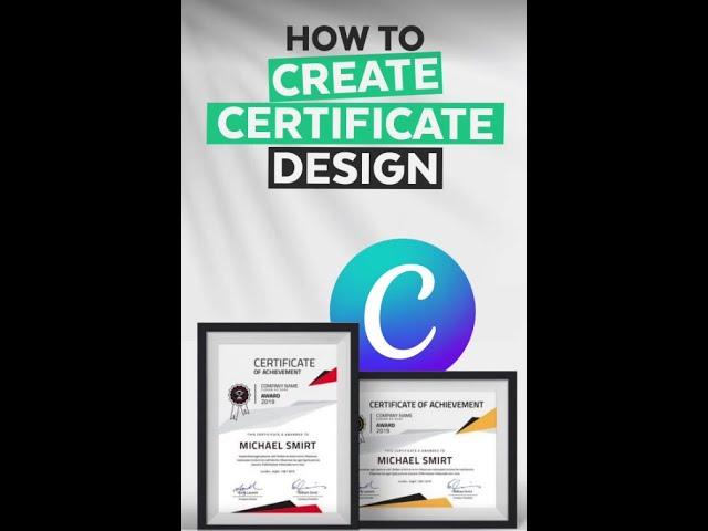 How To Make A Certificate Design In 5 Mins