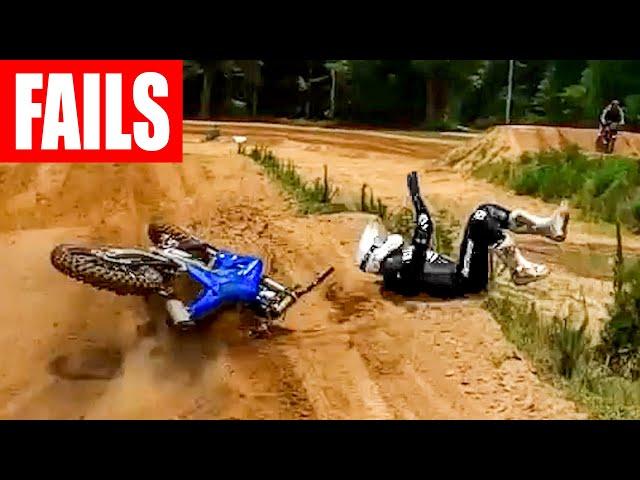 Funny Dirt Bike FAILS and CRASHES 2023