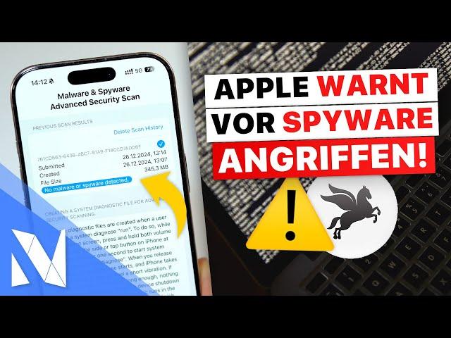 Apple warnt vor Pegasus Spyware-Angriffen - JETZT schützen! | Nils-Hendrik Welk