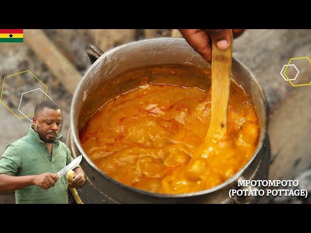 Easy Ghanaian Cocoyam Pottage/Porridge | Mpotompoto