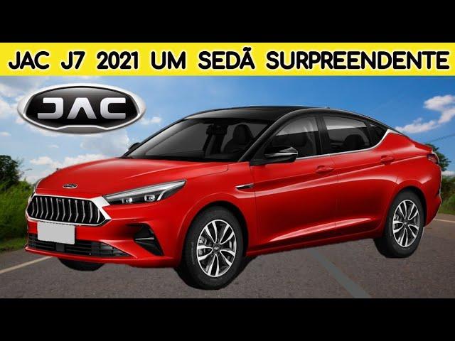 NOVO JAC J7 2021 VIRÁ PARA RIVALIZAR COM O COROLLA - UM SEDÃ MÉDIO SURPREENDENTE