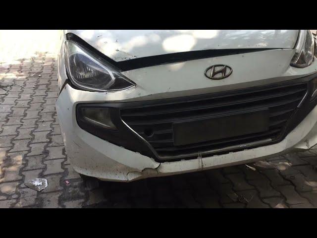 Accidental Santro Sportz 2021 Remove paint Restoration Cars clinic.Part 1