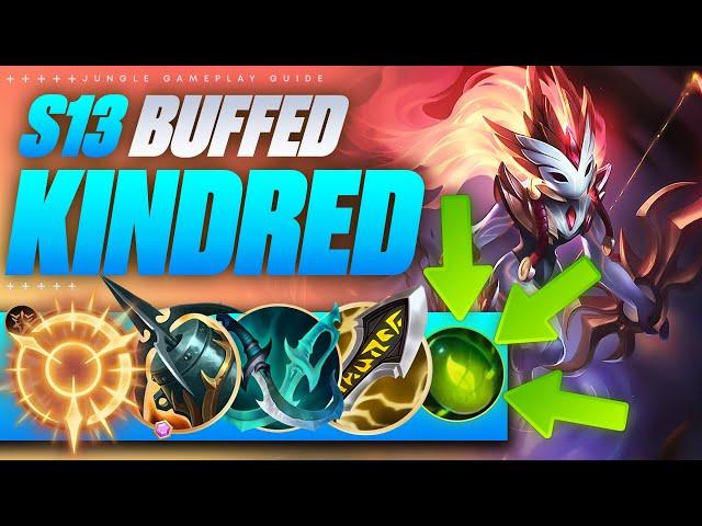 Riot Actually BUFFED Kindred Jungle! How To Path & Carry EVERY GAME In Season 13