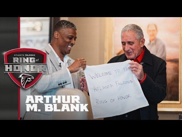 Arthur Blank Falcons Ring of Honor surprise | Atlanta Falcons | NFL