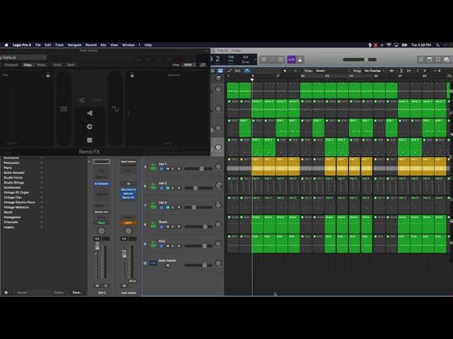 Logic Pro X 10.5 Tutorial - Remix FX in Logic Pro X