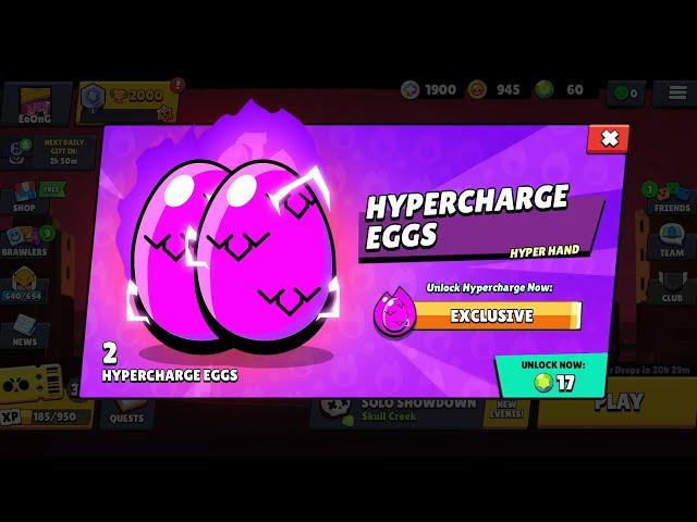 WOW!! HYPERCHARGE EGGS OFFER!! | LEGENDARY CREDIT!! | BRAWL STARS